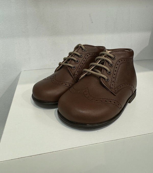 Beberlis Caoba Lavi Wingtip Baby Bootie