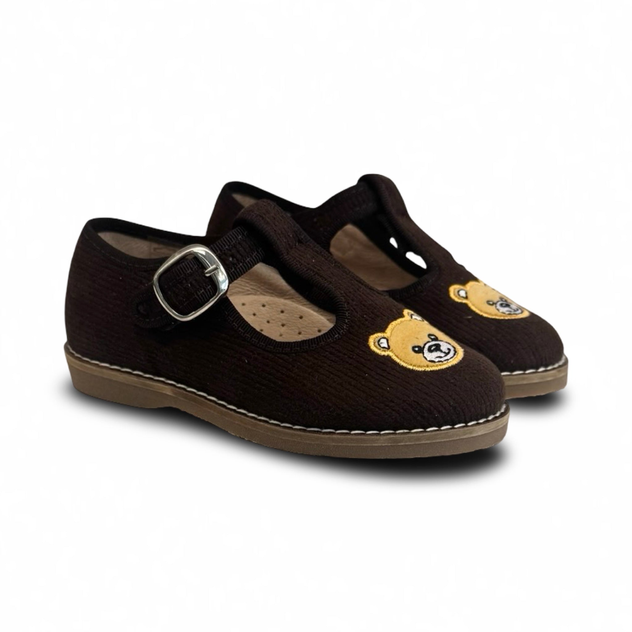 Don Louis Teddy Brown Corduroy T Bar