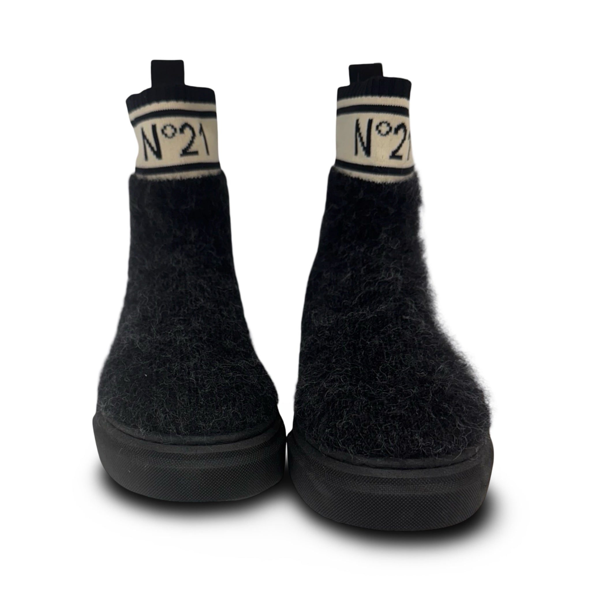 N°21 Black Sock Bootie