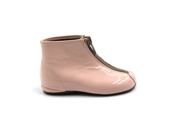 Pepe Liscia Pink Zipper Bootie