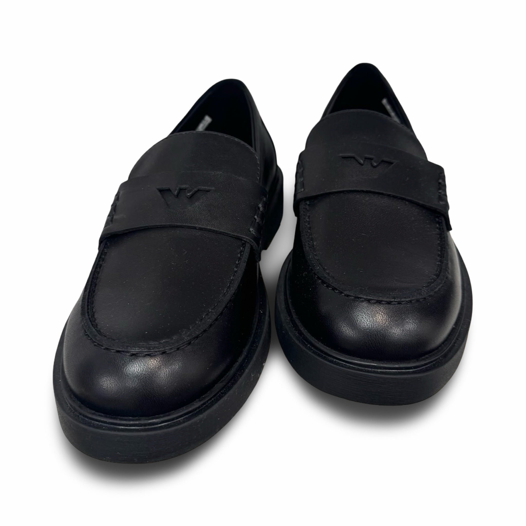 EMPORIO ARMANI Black Loafer