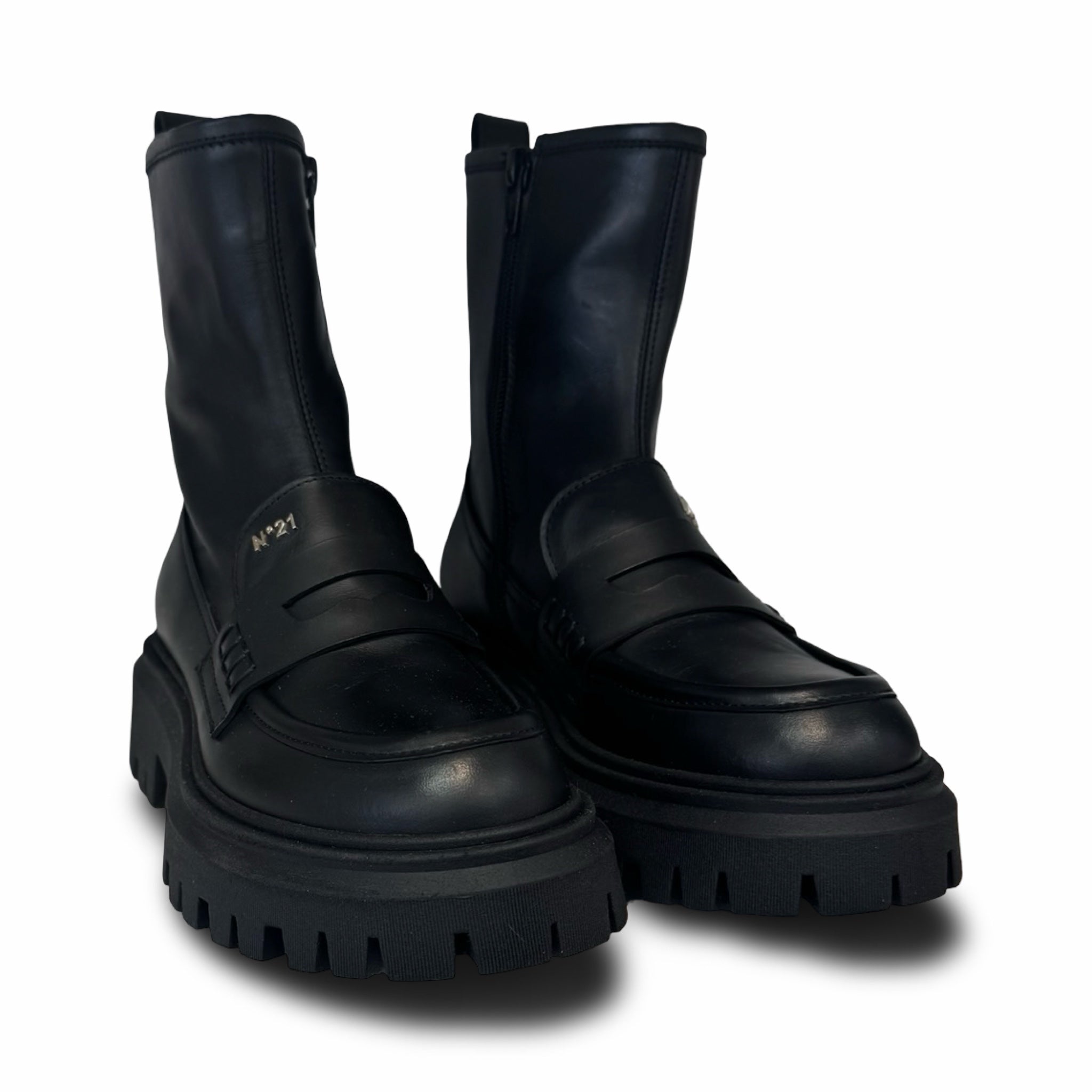 N°21 Black Penny Bootie