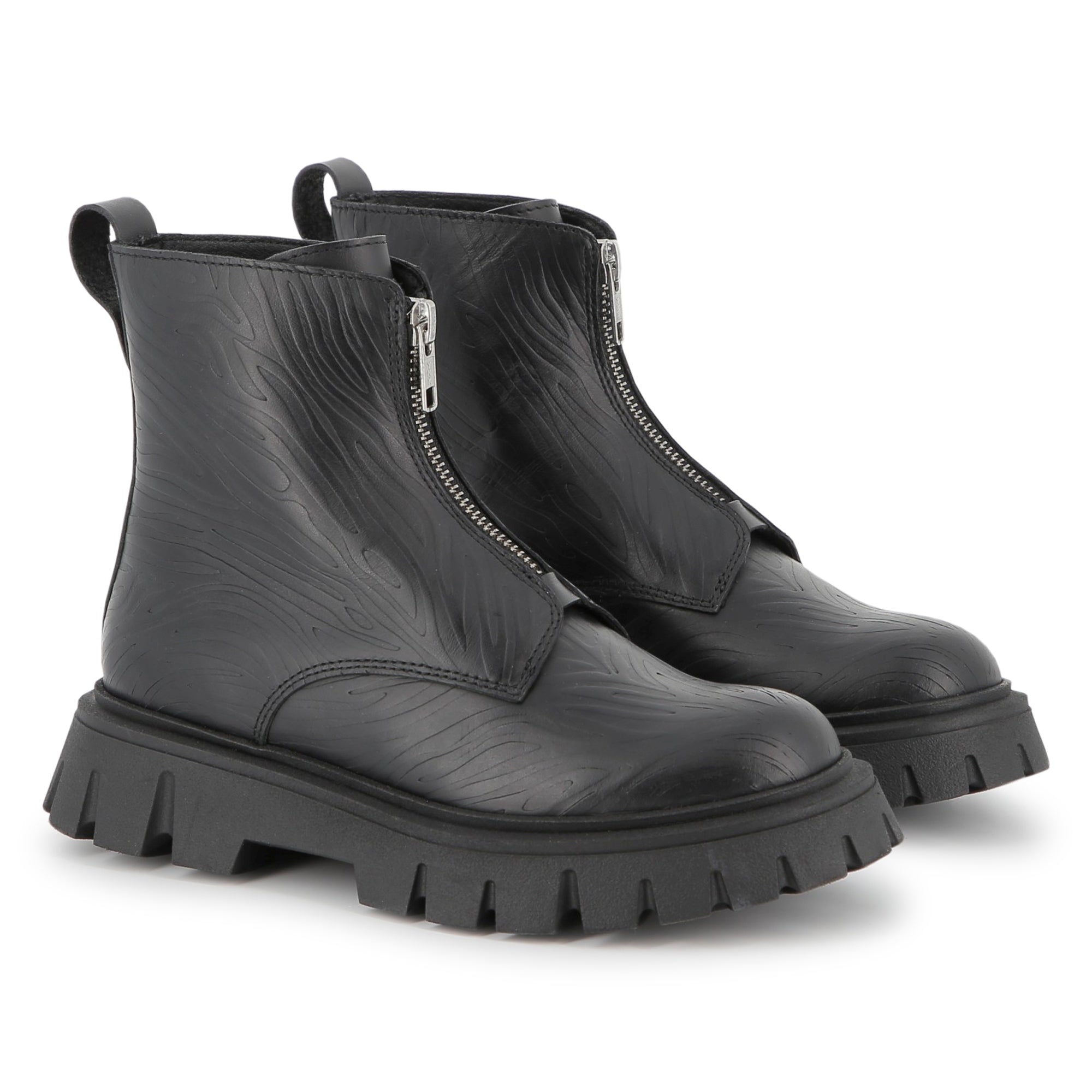 Marc Jacobs Black Zipper Bootie