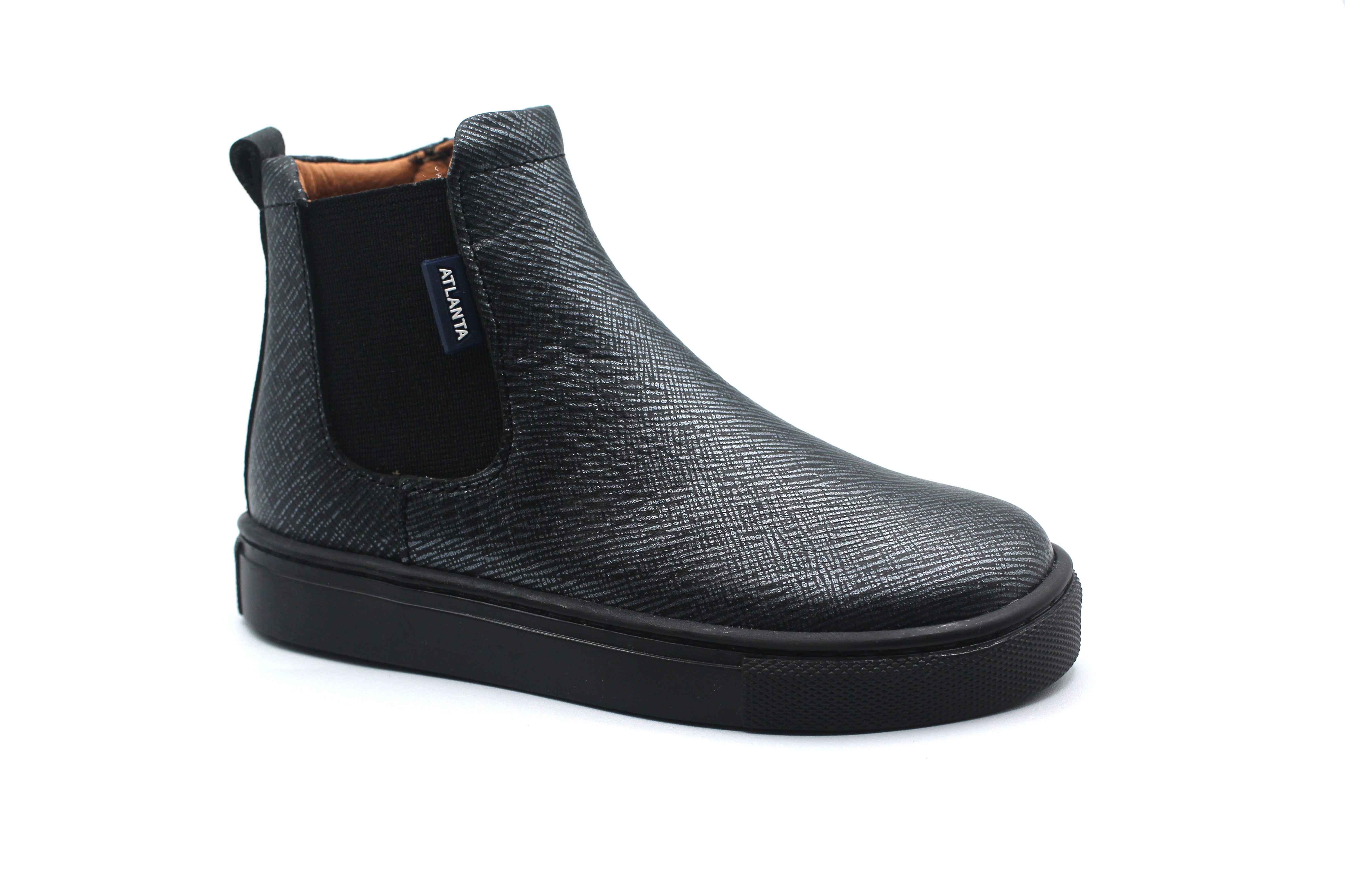 Atlanta Safiano Black Chelsea Boot