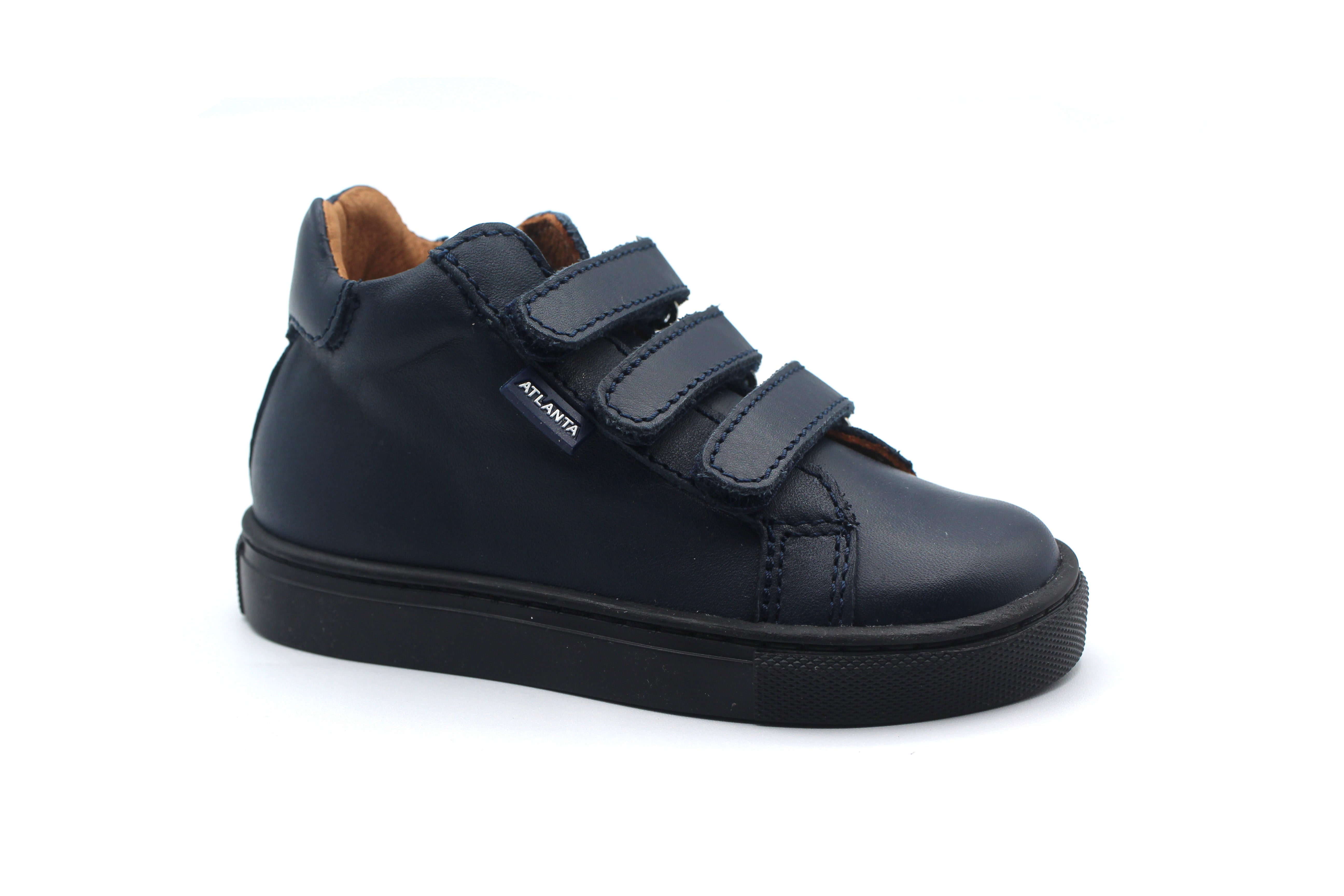 Atlanta Navy Three Velcro Sneaker