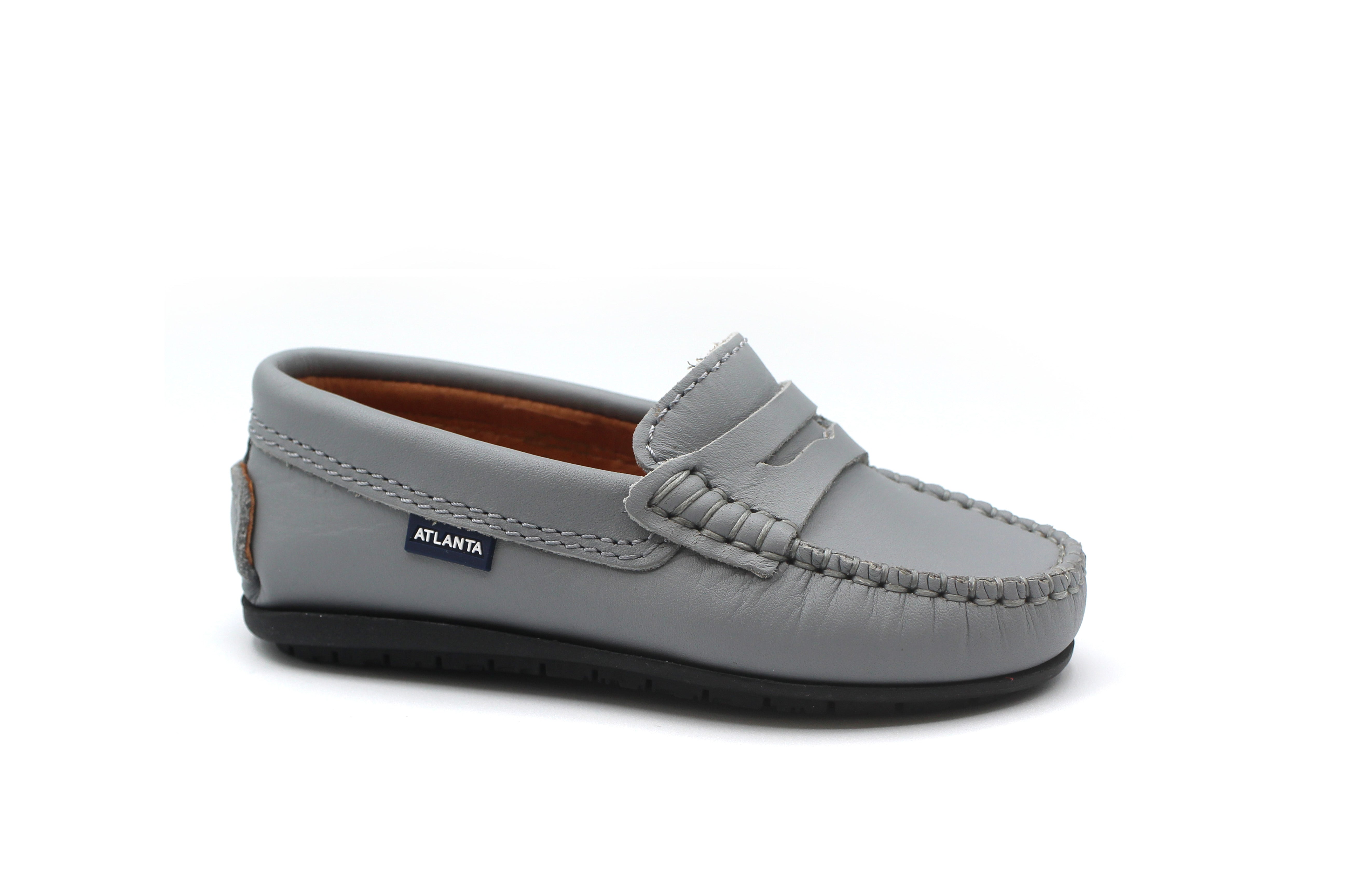 Atlanta Grey Stone Penny Loafer