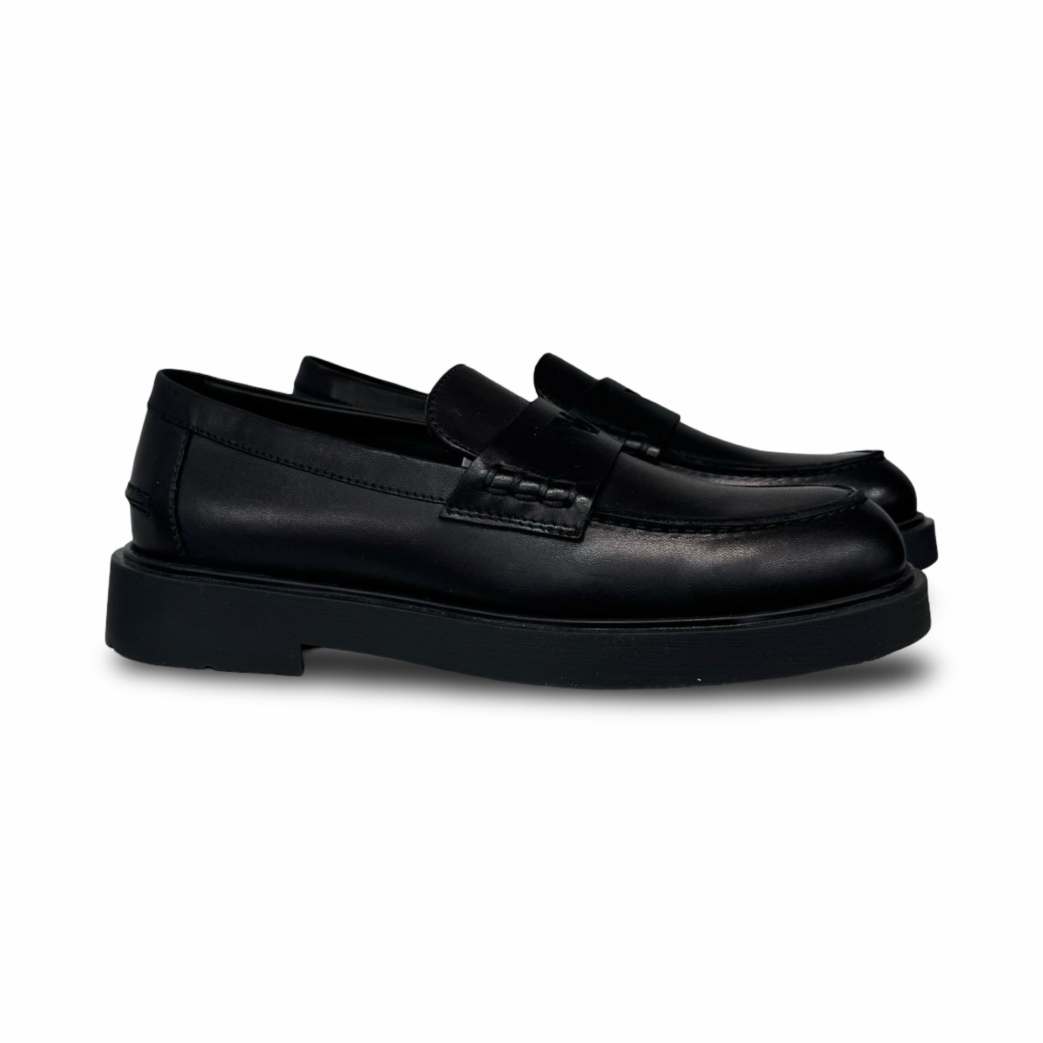 EMPORIO ARMANI Black Loafer
