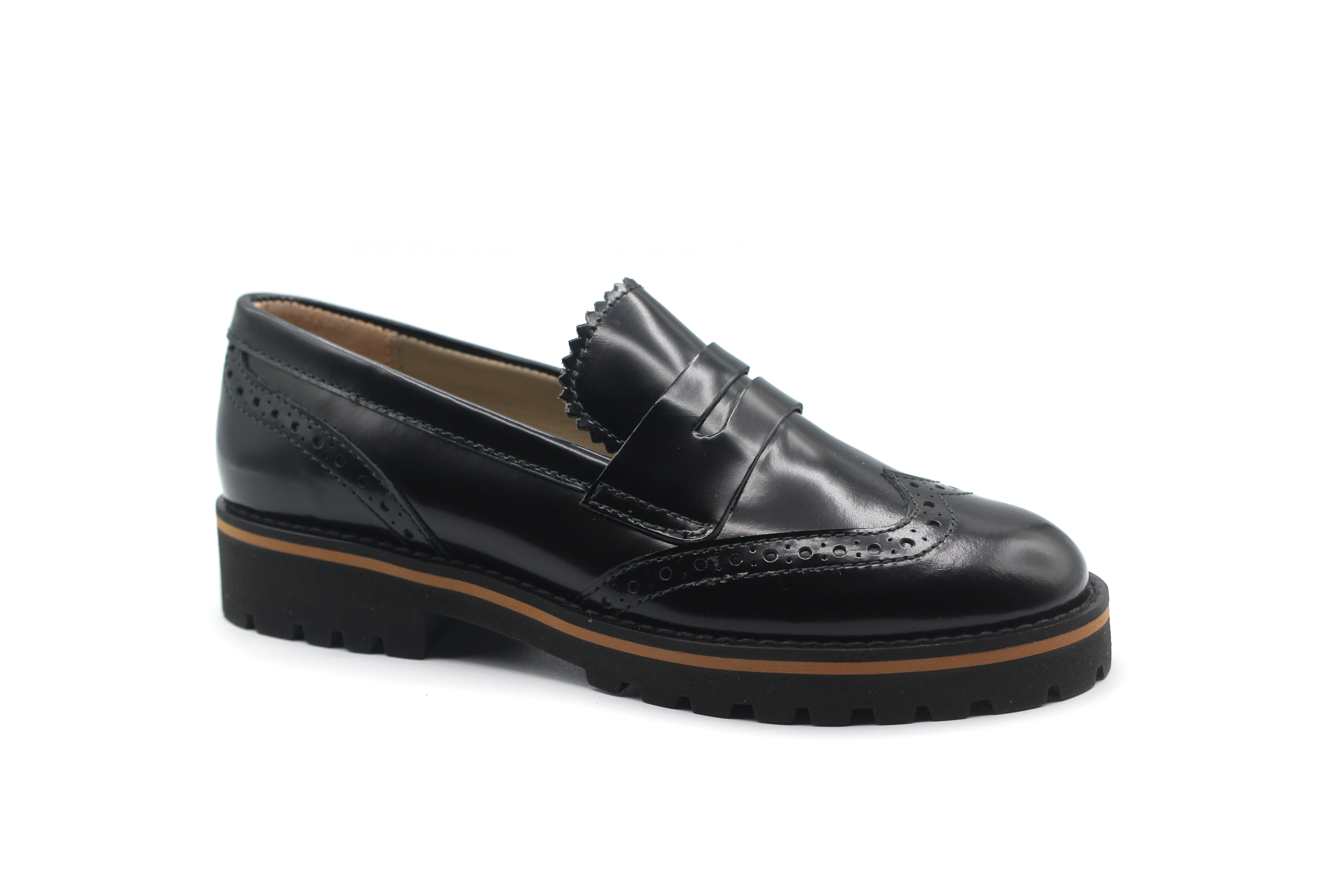 Beberlis Antik Black Penny Loafer