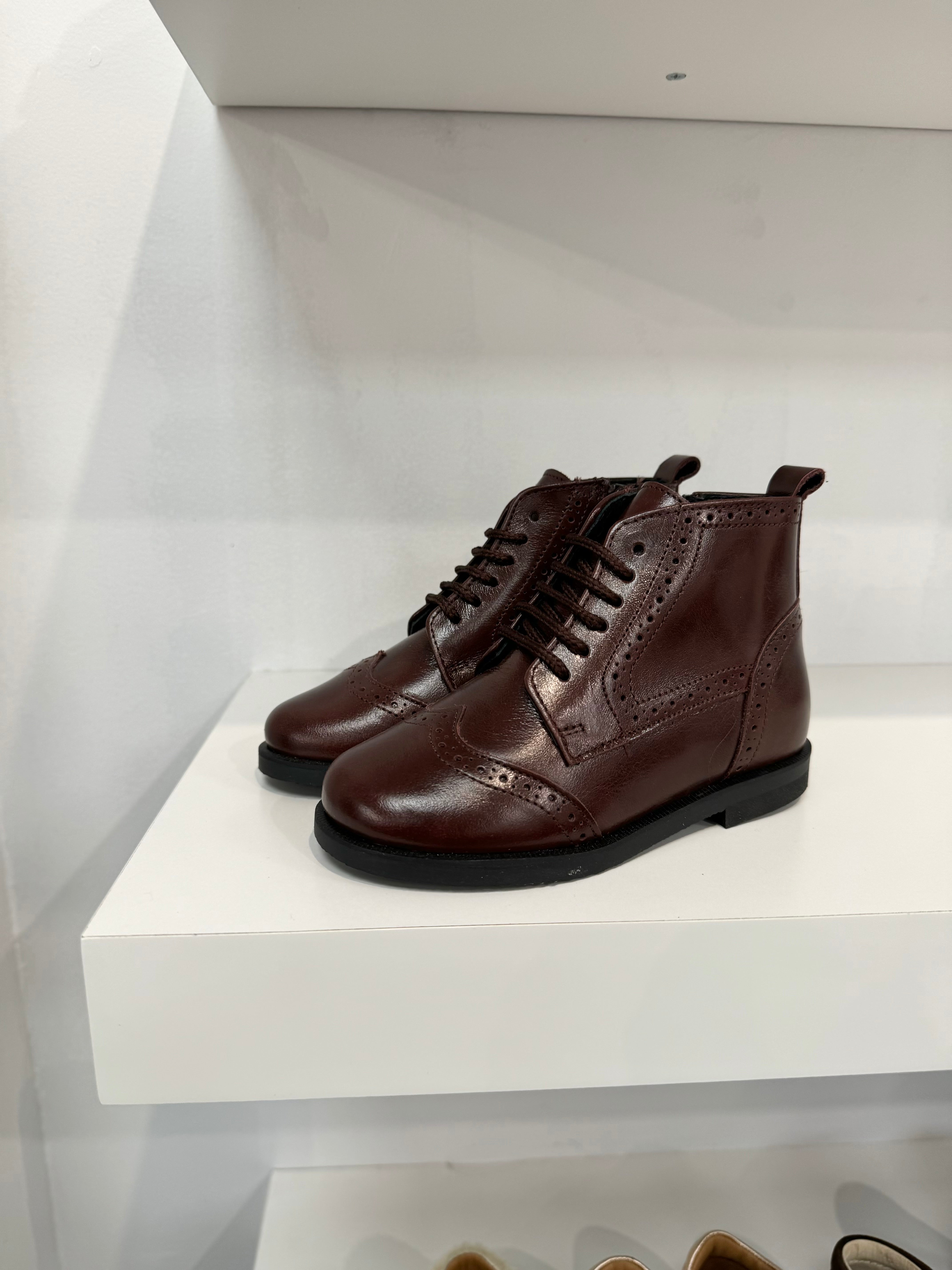 Don Louis Brown Wingtip Bootie