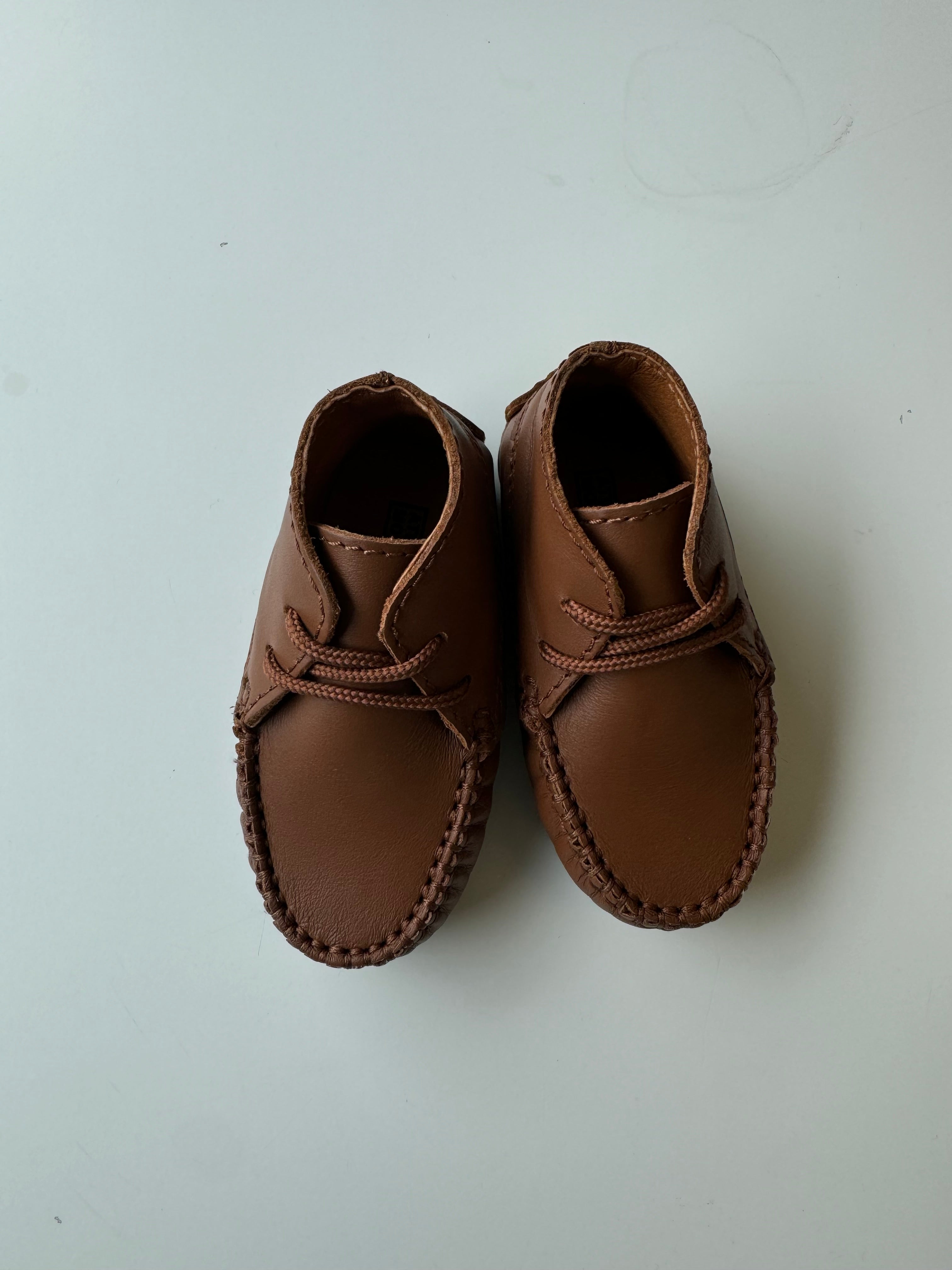 Atlanta Brown Baby Lace Bootie