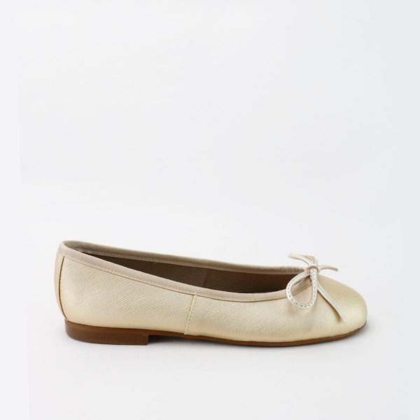 Papanatas Platino Gold Ballet Flat