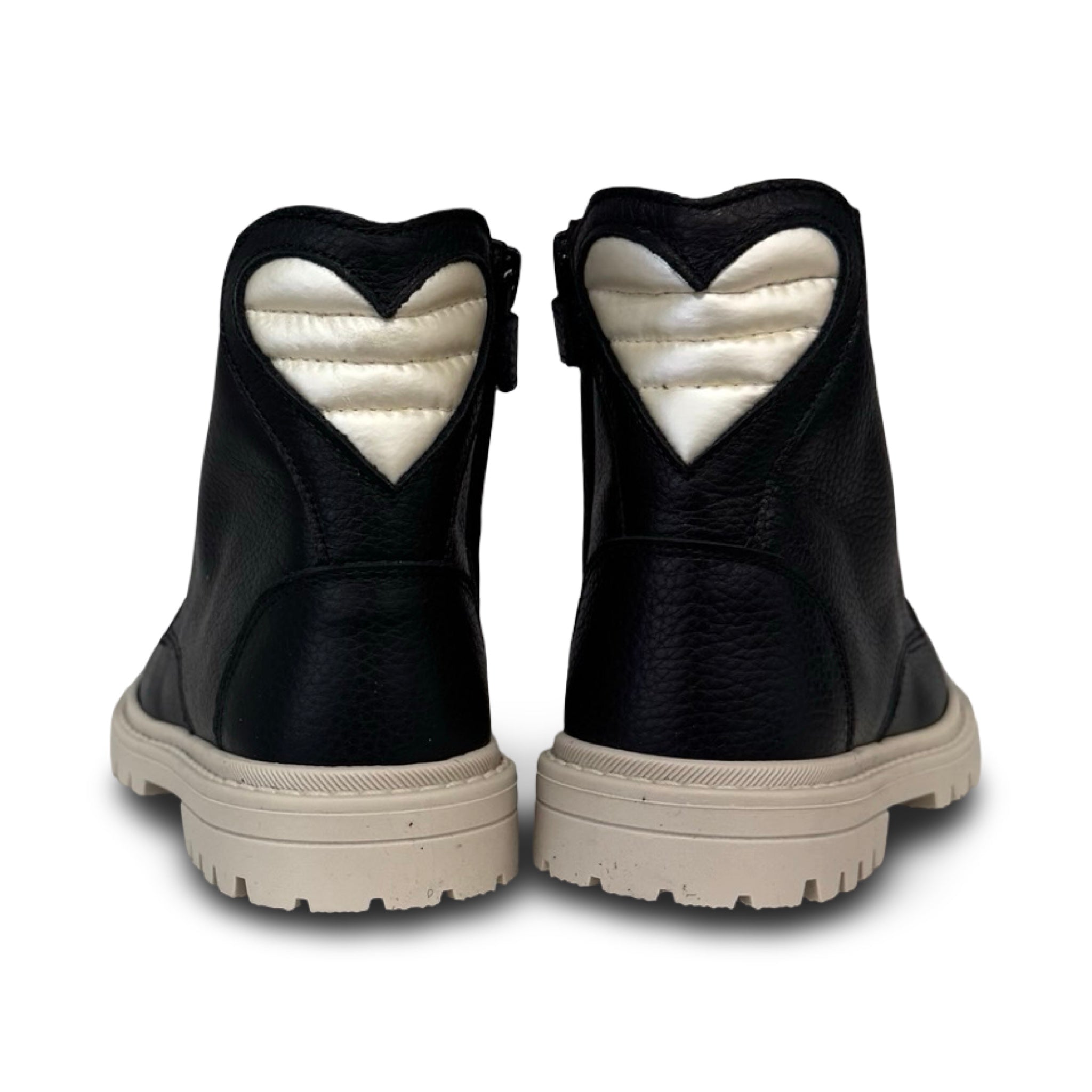 Andanines Black Beige Bootie