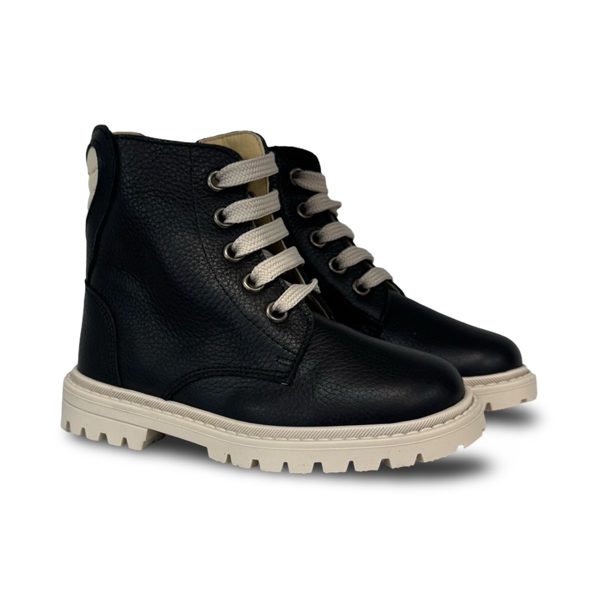 Andanines Black Beige Bootie