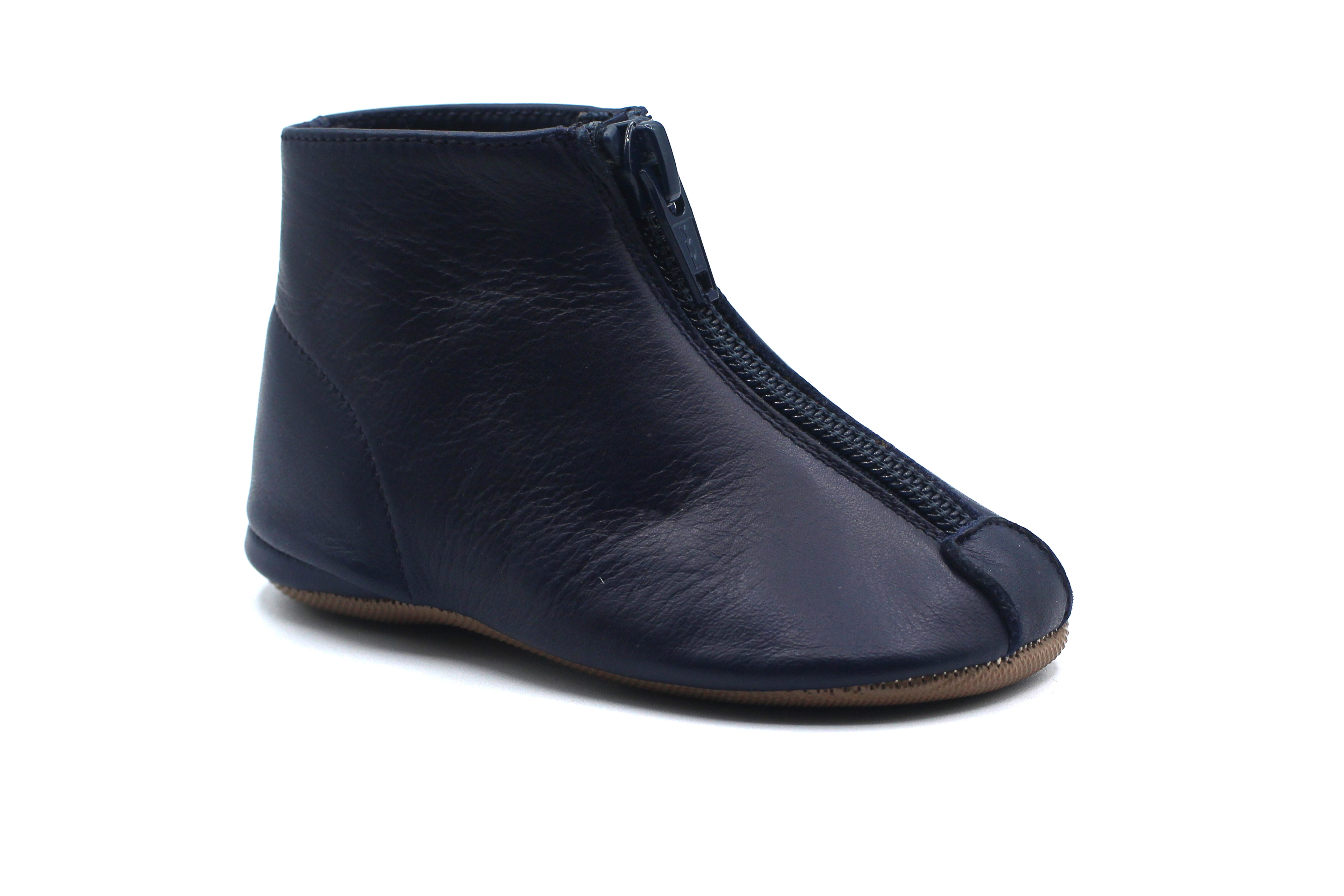 Pepe Navy Zipper Bootie