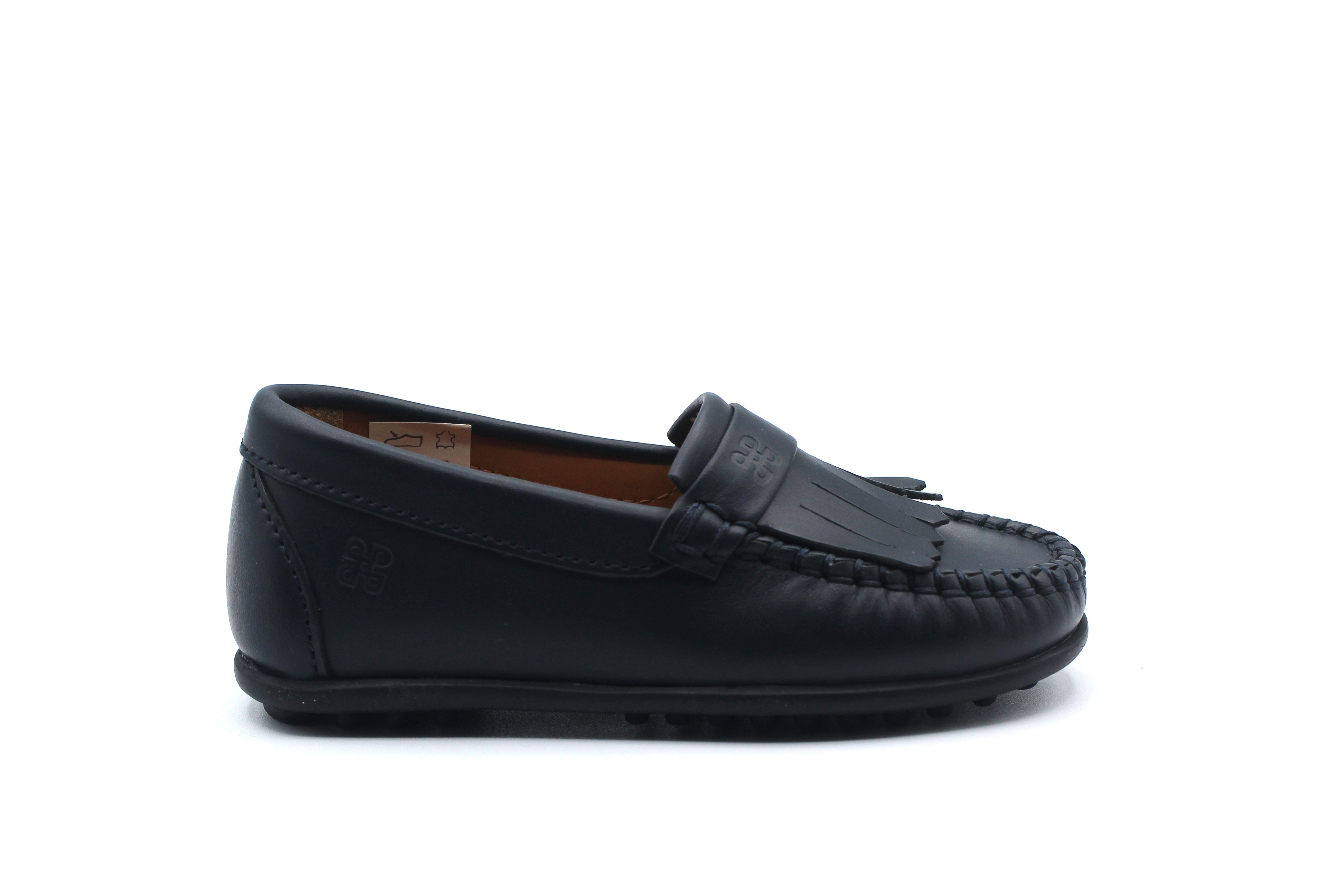 Porte Dark Navy Fringe Loafer