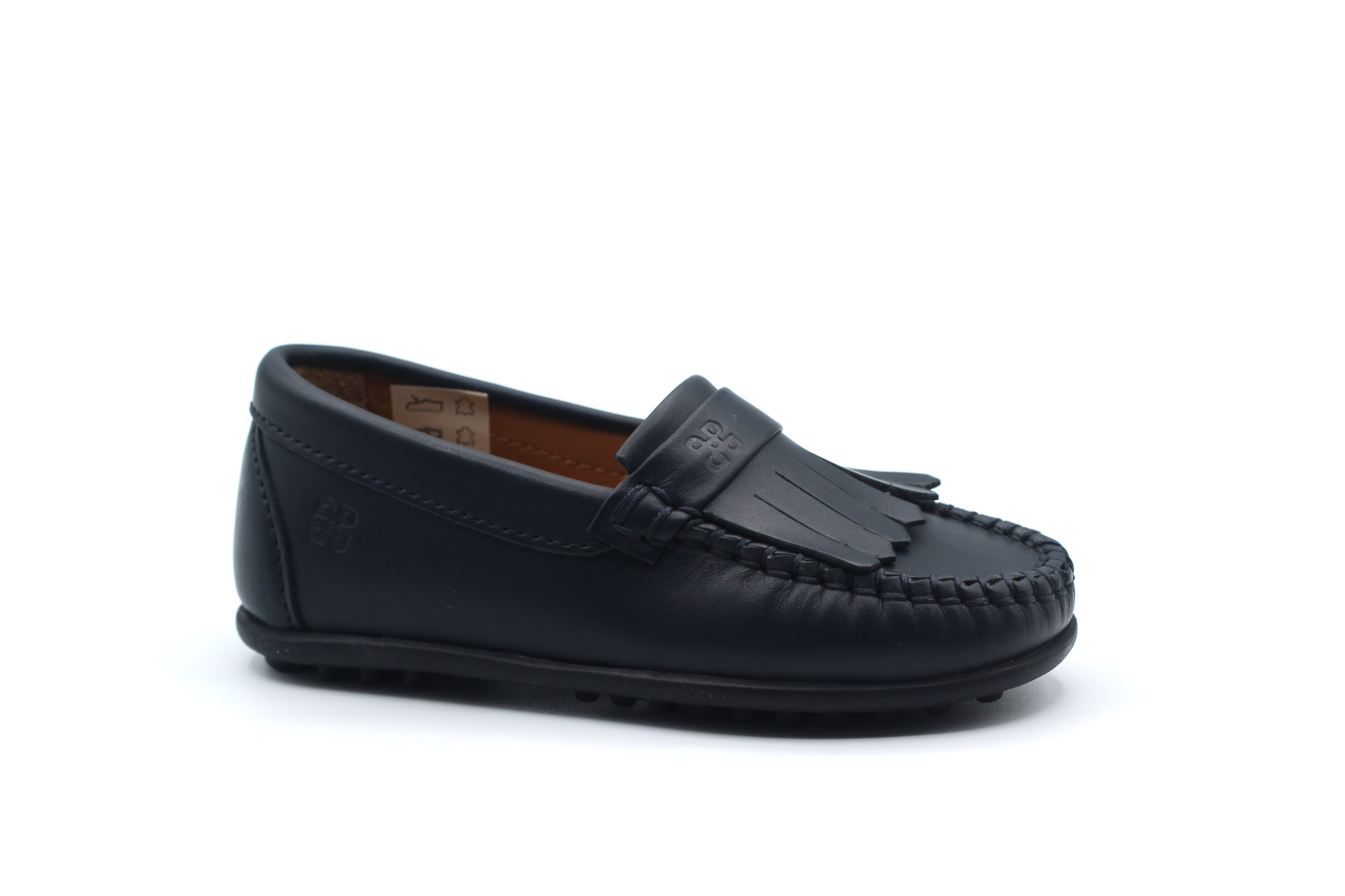 Porte Dark Navy Fringe Loafer