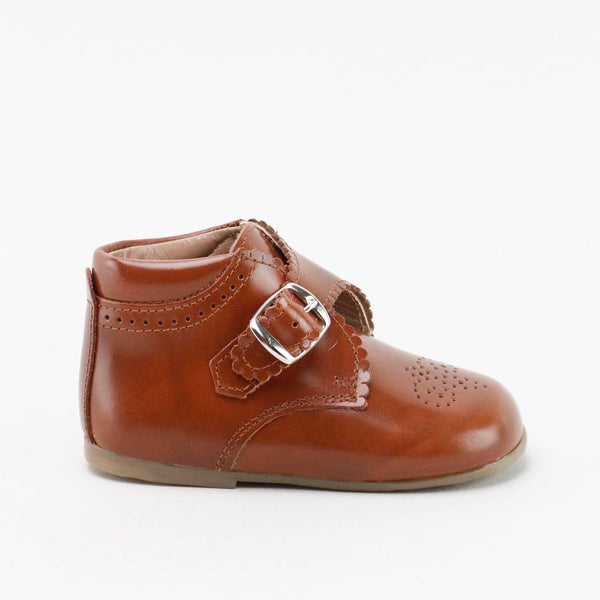 Papanatas Cuero Buckle Baby Bootie