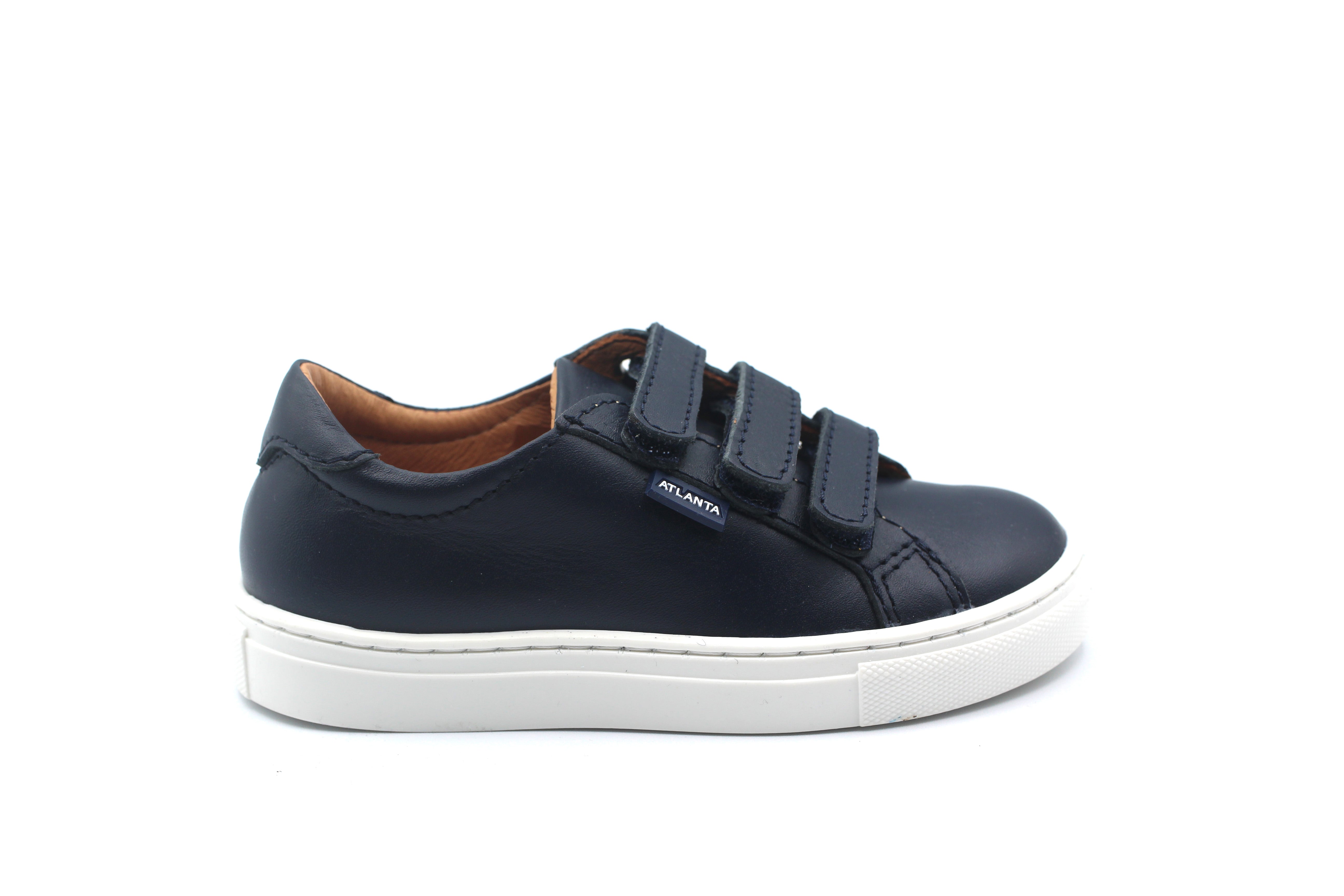 Atlanta Navy Three Strap Sneaker