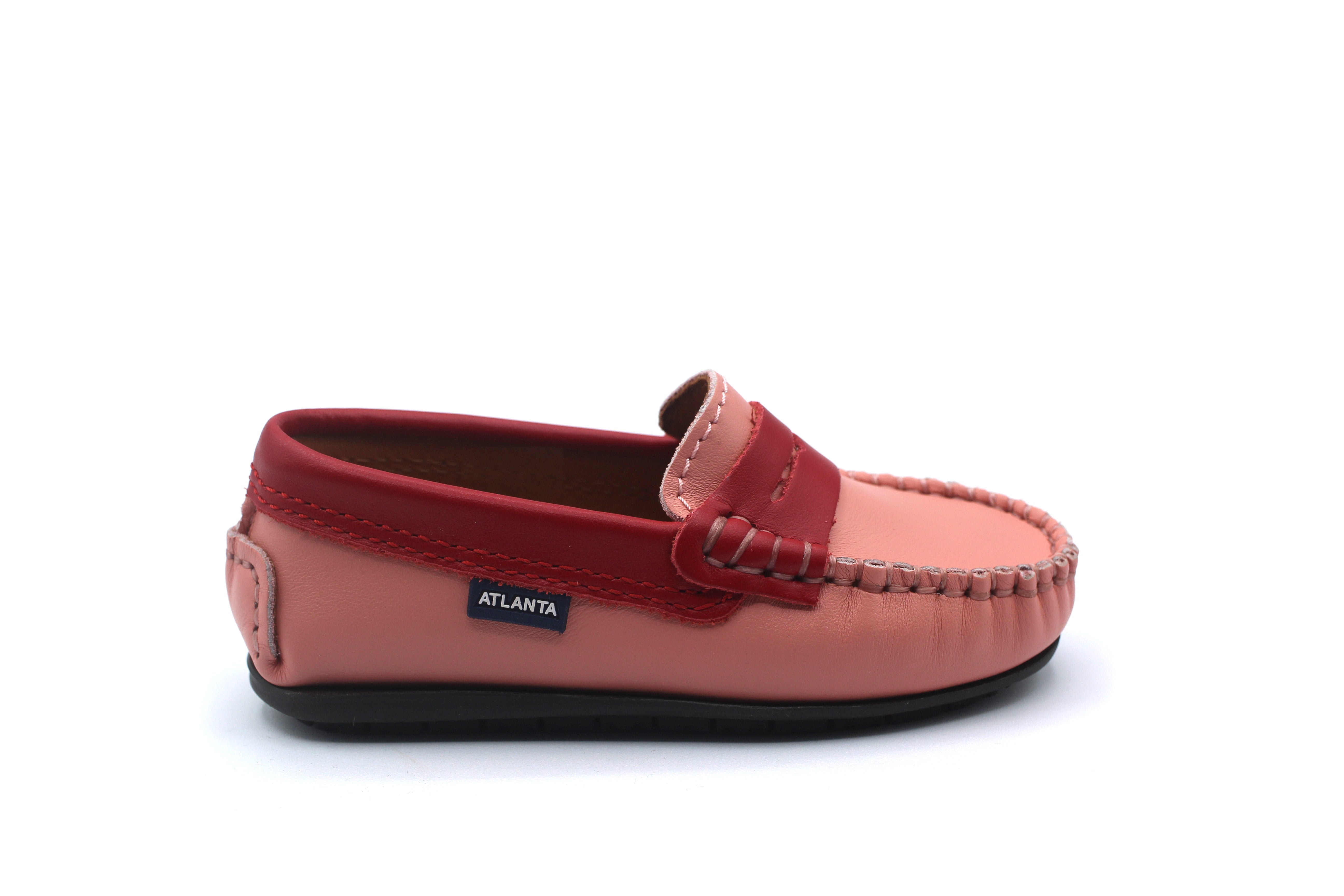 Atlanta Pink and Red Penny Loafer