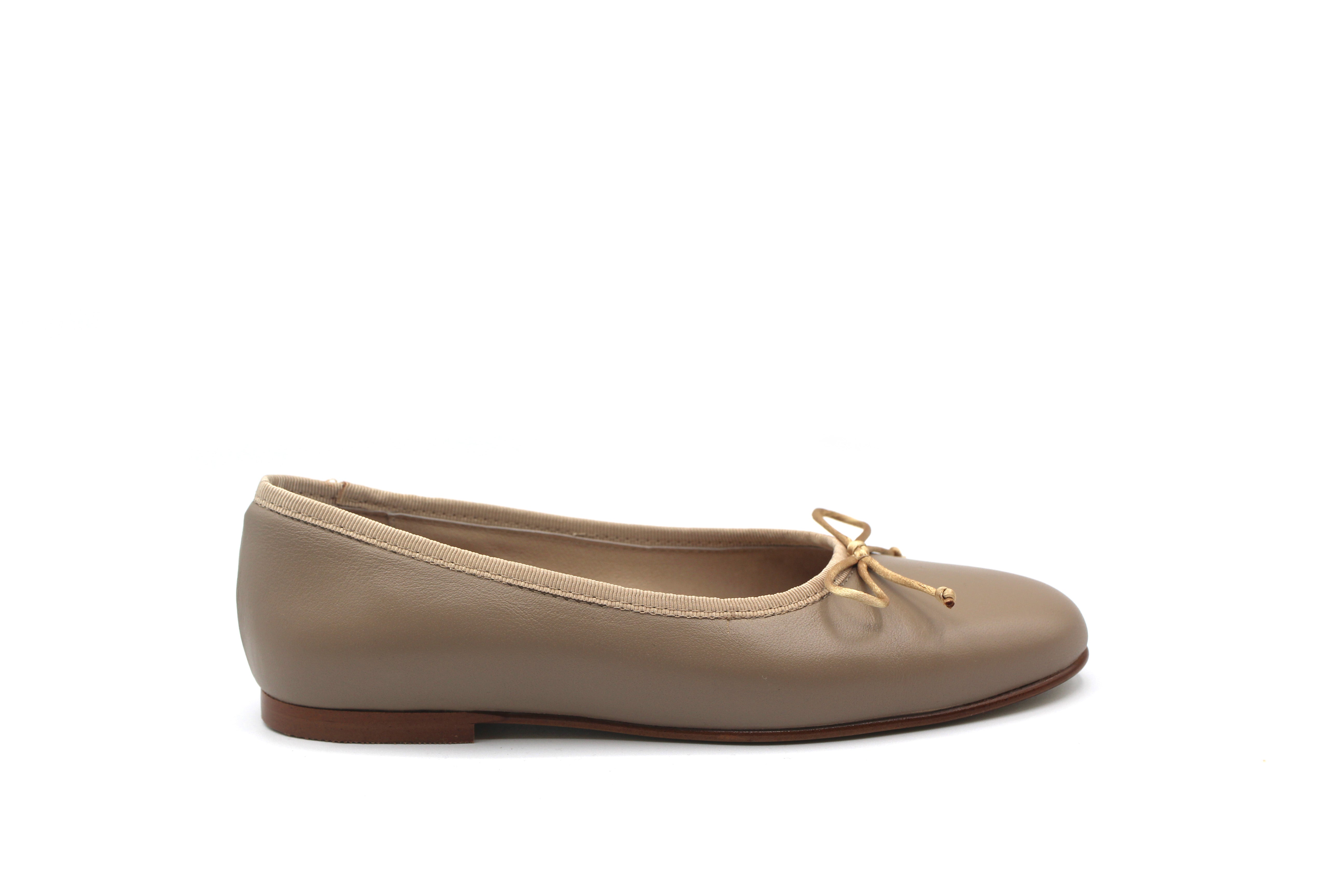 Valencia Taupe Ballet Flat