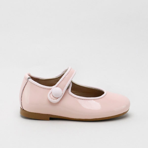 Papanatas Chicle Pink Patent Mary Jane